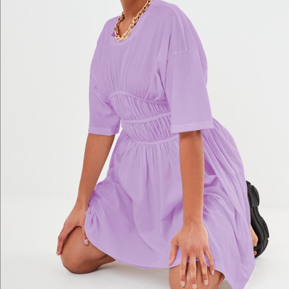 NWT Missguided Rouched Mini Dress